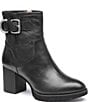 Johnston & Murphy Women's Izzie Waterproof Leather Buckle Booties - Image 1