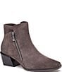 Johnston & Murphy Women's Kalista Suede Double Zip Booties - Image 1
