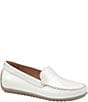 Johnston & Murphy Women's Melanie Patent Leather Slip On Venetian Loafers - Image 1