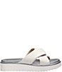 Johnston & Murphy Women's Mitzi Leather Knotted Platform Slide Sandals - Image 3