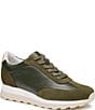 Johnston & Murphy Women's Piper T-Toe Leather and Suede Sneakers - Image 1