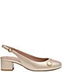 Johnston & Murphy Women's Sienna Leather Button Slingback Pumps - Image 2