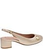 Johnston & Murphy Women's Sienna Leather Button Slingback Pumps - Image 3