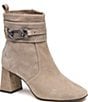 Johnston & Murphy Women's Whitney Suede Chain Booties - Image 1