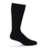 Color:Black - Image 1 - Wool-Blend Ribbed Dress Socks