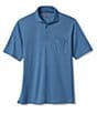 Color:Blue - Image 2 - XC4 Performance Stretch Jacquard Short Sleeve Polo Shirt