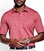 Color:Red - Image 1 - XC4 Solid Performance Stretch Short Sleeve Polo Shirt