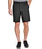 Color:Charcoal - Image 1 - XCFlex Performance Stretch Heathered Knit 9#double; Inseam Shorts