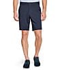 Color:Navy - Image 1 - XCFlex Performance Stretch Heathered Knit 9#double; Inseam Shorts