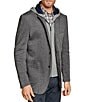 Johnston & Murphy XCFlex Unlined Hooded Knit Blazer, Color:Gray - Image 2