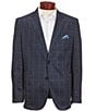 Johnston & Murphy XCFlex Unlined Plaid Blazer, Color:Navy Plaid - Image 3