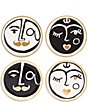 Jonathan Adler Marseilles Faces Coaster Set - Image 1