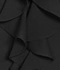 Jones New York Collared V-Neck Flutter Sleeve Ruffle Button Front Blouse - Image 4