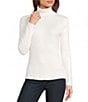 Jones New York Engineered Ribbed Knit Turtle Neck Long Sleeve Pullover Sweater - Image 5