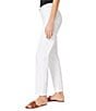 Color:Soft White - Image 3 - Lexington Stretch Denim Straight Leg Jeans