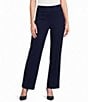 Jones New York Pintuck Straight Leg Pull-On Trouser - Image 1