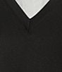 Jones New York Serenity Knit Long Sleeve Twofer Top, Color:Jones Black - Image 4