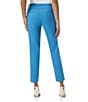 Color:Blue Lagoon - Image 2 - Stretch Ankle Straight Wide Waistband Pull-On Pants