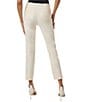 Color:Jones White - Image 2 - Stretch Ankle Straight Wide Waistband Pull-On Pants