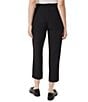 Color:Jones Black - Image 2 - Stretch Pull On Wide Cropped Leg Pant