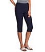 Jones New York Stretch Twill Wide Leg Pull-On Capris - Image 1