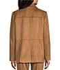 Jones New York Suede Point Collar Long Sleeve Scuba Jacket - Image 2