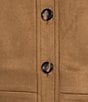 Jones New York Suede Point Collar Long Sleeve Scuba Jacket - Image 4