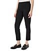 Color:Jones Black - Image 1 - Super Stretch Twill Pull-On Wide Waistband Straight Leg Pant