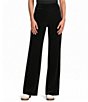 Jones New York Velvet Flat Front Straight Leg Full Length Pull-On Pants - Image 1
