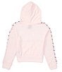 Color:Pink Wash - Image 2 - Big Girls 7-16 Cozy Ribbed Long Sleeve Pullover Hoodie