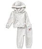 Jordan Baby Boys Long Sleeve Fleece Pullover Top & Pants Set - Image 2