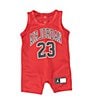 Color:Gym Red - Image 1 - Baby Boys Newborn-24 Months Air Jordan Jersey Romper