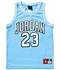 Color:B9F University Blue - Image 1 - Big Boys 8-20 Jordan 23 Champ Mesh Basketball Jersey