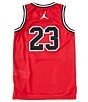 Color:Gym Red/Black/White - Image 2 - Big Boys 8-20 Jordan 23 Champ Mesh Basketball Jersey