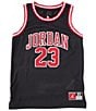 Color:Black/Gym Red/White - Image 1 - Big Boys 8-20 Jordan 23 Champ Mesh Basketball Jersey