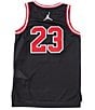 Color:Black/Gym Red/White - Image 2 - Big Boys 8-20 Jordan 23 Champ Mesh Basketball Jersey