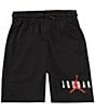 Color:Black/White/Gym Red - Image 1 - Big Boys 8-20 Essentials Mesh Shorts