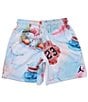Jordan Big Boys 8-20 Essentials Summer Printed Mesh Shorts, Color:White - Image 1