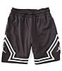 Color:Black/White - Image 1 - Big Boys 8-20 Jumpman Air Diamond Active Mesh Shorts