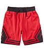 Color:Gym Red/Black - Image 1 - Big Boys 8-20 Jumpman Air Diamond Active Mesh Shorts