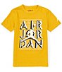 Color:Y3Yellow - Image 1 - Big Boys 8-20 Short Sleeve Jumpman Jordan Stack T-Shirt