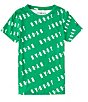 Color:Lucky Green - Image 1 - Big Boys 8-20 Short Sleeve Essentials AOP T-Shirt