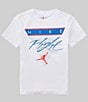 Color:White - Image 1 - Big Boys 8-20 Short Sleeve JDB Flight History T-Shirt