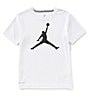 Color:White/Black - Image 1 - Big Boys 8-20 Short Sleeve Jumpman Logo T-Shirt