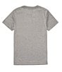 Color:Carbon Heather/Black - Image 2 - Big Boys 8-20 Short Sleeve Jumpman Logo T-Shirt
