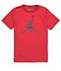 Color:Gym Red/Black - Image 1 - Big Boys 8-20 Short Sleeve Jumpman Logo T-Shirt
