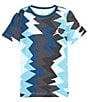 Color:Royal Tint - Image 1 - Big Boys 8-20 Short Sleeve MJ Flight MVP AOP T-Shirt