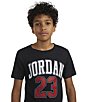 Jordan Big Boys Short Sleeve Practice Flight T-Shirt - Image 6