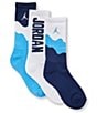 Jordan Big Boys Retro 3-Pack Crew Socks - Image 2