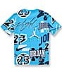 Jordan Big Boys Short Sleeve Dynasty Printed Tee - Image 4